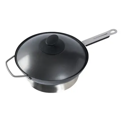 Grill acél serpenyő fedővel ø 33 cm – Outdoorchef