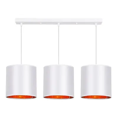 Fehér függőlámpa 20x72 cm Atlanta – Candellux Lighting