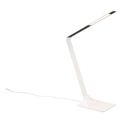 Fehér LED dimmelhető asztali lámpa (magasság 72 cm) Travis – Trio