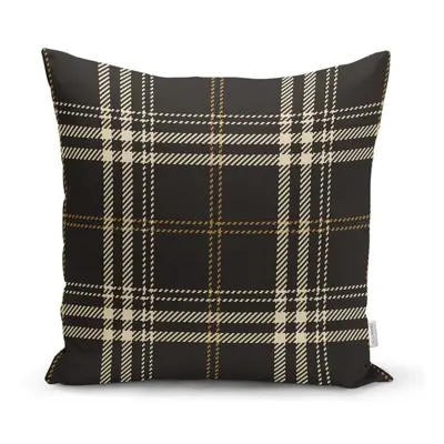 Flannel piros-bézs dekorációs párnahuzat, 45 x 45 cm - Minimalist Cushion Covers