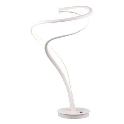 Fehér LED asztali lámpa fém búrával (magasság 56 cm) Nala – Trio Select