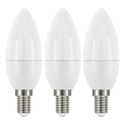 Classic Candle Natural White 3 db LED izzó, NW, 5W E14 - EMOS