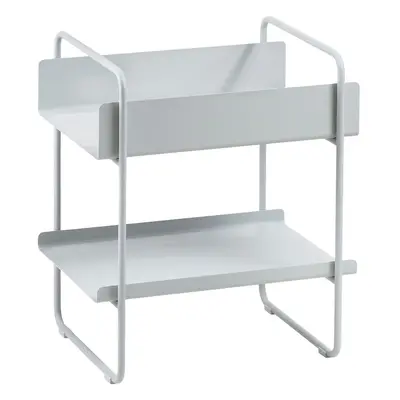 Világosszürke fém konzolasztal 36x48 cm A-Console – Zone