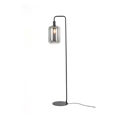 Fekete állólámpa (magasság 155 cm) Lekar – Light & Living