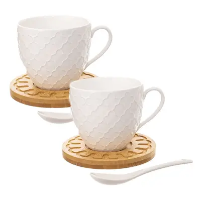 Porcelán bögre szett 2 db-os 250 ml Whiteline – Orion