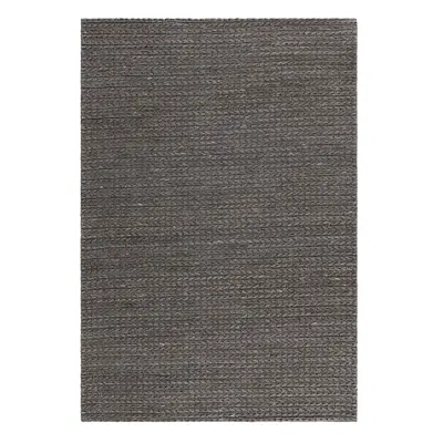 Antracitszürke kézi szövésű juta szőnyeg 200x290 cm Oakley – Asiatic Carpets