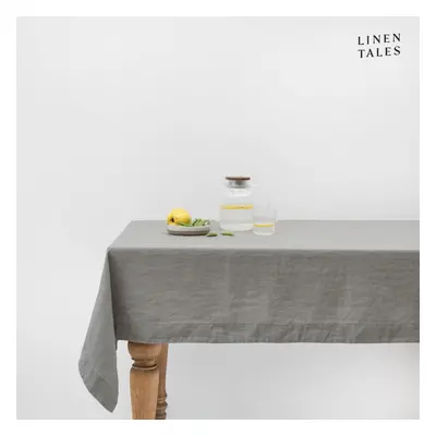 Len asztalterítő 140x140 cm Khaki – Linen Tales