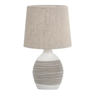 Bézs asztali lámpa textil búrával (magasság 35 cm) Ambon – Candellux Lighting