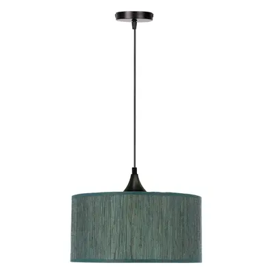 Sötétzöld függőlámpa textil búrával ø 30 cm Patti – Candellux Lighting