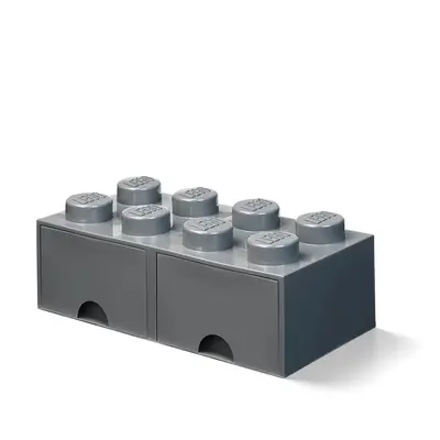 Sötétszürke tárolódoboz 2 fiókkal - LEGO®