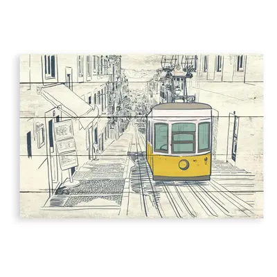 Fa falitábla 60x40 cm Train – Really Nice Things