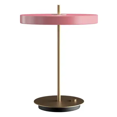 Rózsaszín LED dimmelhető asztali lámpa fém búrával (magasság 41,5 cm) Asteria Table – UMAGE