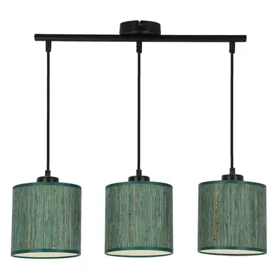 Sötétzöld függőlámpa textil búrával ø 15 cm Patti – Candellux Lighting