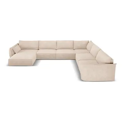 Bézs sarokkanapé (jobb oldali) Vanda – Mazzini Sofas