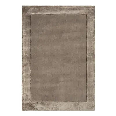 Barna kézi szövésű gyapjú keverék szőnyeg 120x170 cm Ascot – Asiatic Carpets