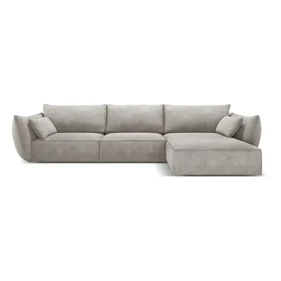 Világosszürke sarokkanapé (jobb oldali) Vanda – Mazzini Sofas