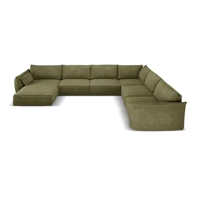 Zöld sarokkanapé (jobb oldali) Vanda – Mazzini Sofas