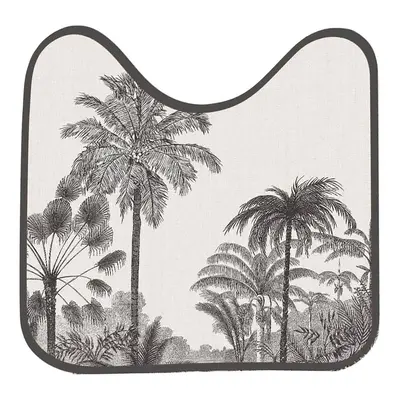 Fekete-bézs fürdőszobai kilépő WC-hez 45x45 cm Cocoty – douceur d'intérieur