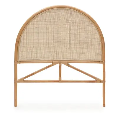 Natúr színű rattan ágytámla 98x110 cm Quiterie – Kave Home