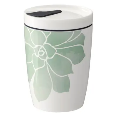 Like To Go zöld-fehér porcelán utazóbögre, 290 ml - Villeroy & Boch