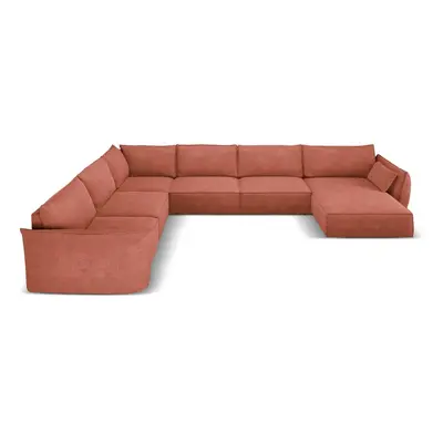 Piros sarokkanapé (bal oldali) Vanda – Mazzini Sofas