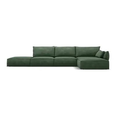 Sötétzöld sarokkanapé (jobb oldali) Vanda – Mazzini Sofas