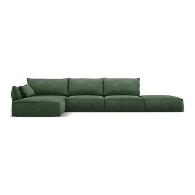 Sötétzöld sarokkanapé (bal oldali) Vanda – Mazzini Sofas