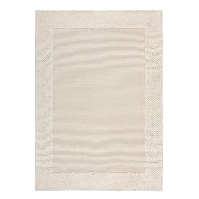 Bézs gyapjú szőnyeg 230x160 cm Rue - Flair Rugs