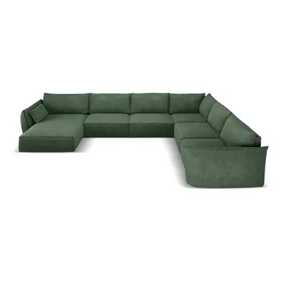 Sötétzöld sarokkanapé (jobb oldali) Vanda – Mazzini Sofas