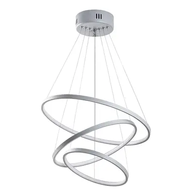 Szürke LED függőlámpa ø 50 cm Simit – Opviq lights