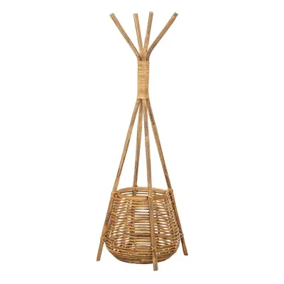 Natúr színű rattan fogas Salerno – Bloomingville