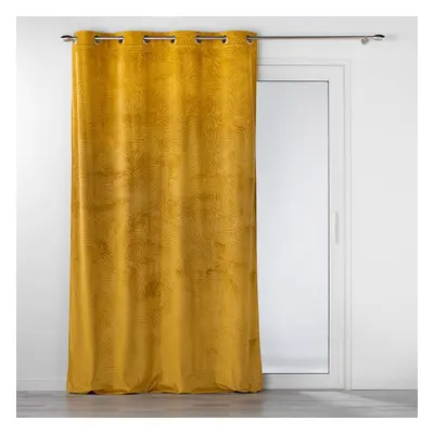 Sárga bársony függöny 140x240 cm Analia – douceur d'intérieur