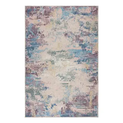 Kék-lila mosható szőnyeg újrahasznosított szálkeverékből 160x230 cm Reid – Flair Rugs