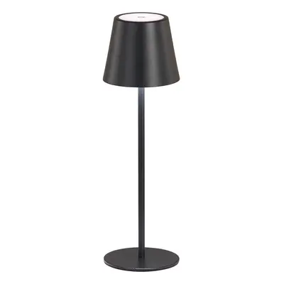 Fekete LED asztali lámpa fém búrával (magasság 36,5 cm) Viletto – Fischer & Honsel