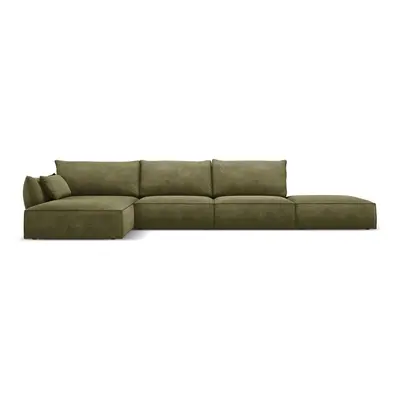 Zöld sarokkanapé (bal oldali) Vanda – Mazzini Sofas