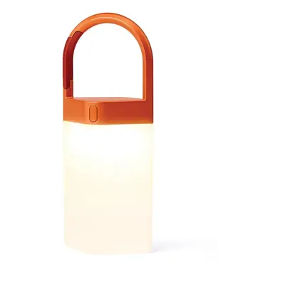 Világospiros-fehér LED asztali lámpa (magasság 23 cm) – Lexon