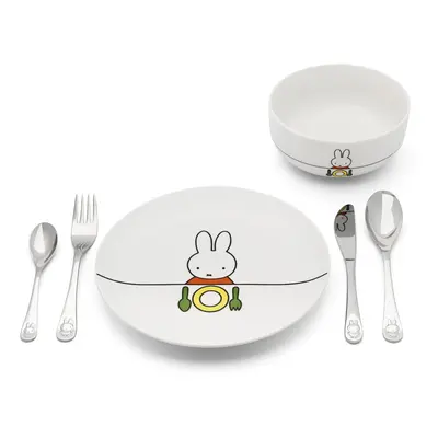 Porcelán gyerek étkészlet 6 db-os Miffy – Zilverstad