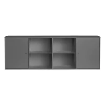 Antracitszürke alacsony függő komód 176x61 cm Mistral – Hammel Furniture