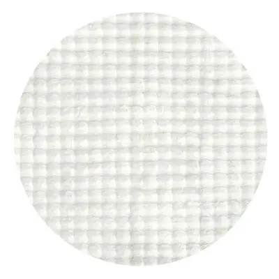 Fehér mosható kerek szőnyeg ø 120 cm Bubble White – Mila Home