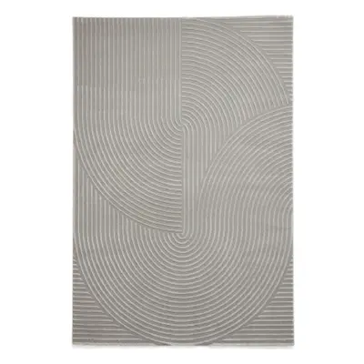 Világosszürke mosható szőnyeg újrahasznosított szálakból 120x170 cm Flores – Think Rugs