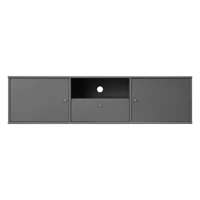 Antracitszürke TV-állvány 161x42 cm Mistral – Hammel Furniture