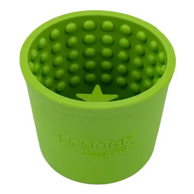 Habzsolásgátló tál Yoggie Pot Green – LickiMat