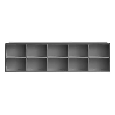 Antracitszürke függő könyvespolc 220x61 cm Mistral – Hammel Furniture