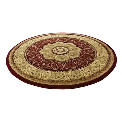 Piros kerek szőnyeg ø 150 cm Heritage – Think Rugs