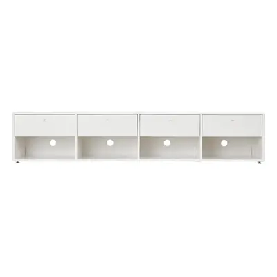 Fehér TV-állvány 214x45 cm Mistral – Hammel Furniture