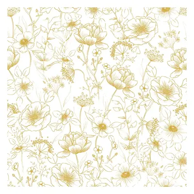 Gyerek tapéta 10 m x 50 cm Flowers Botany – Lilipinso