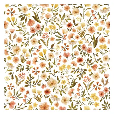 Gyerek tapéta 10 m x 50 cm Vintage Flowers – Lilipinso