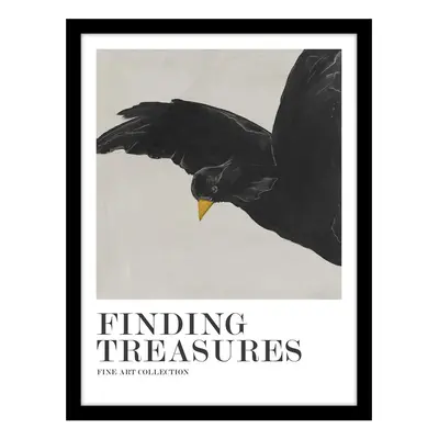 Keretezett poszter 32x42 cm Finding Treasures – Malerifabrikken