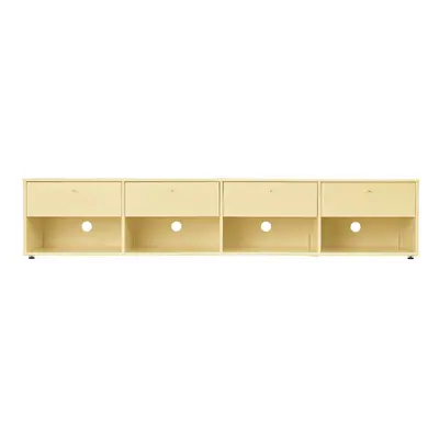 Világossárga TV-állvány 214x45 cm Mistral – Hammel Furniture