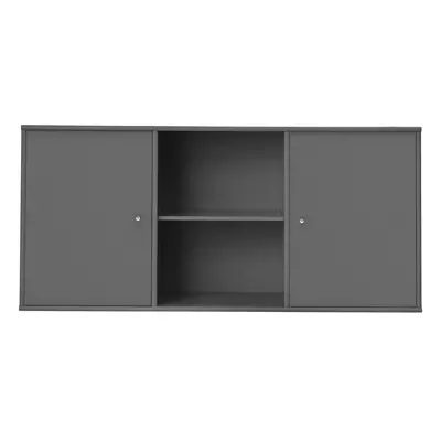 Antracitszürke alacsony függő komód 133x61 cm Mistral – Hammel Furniture